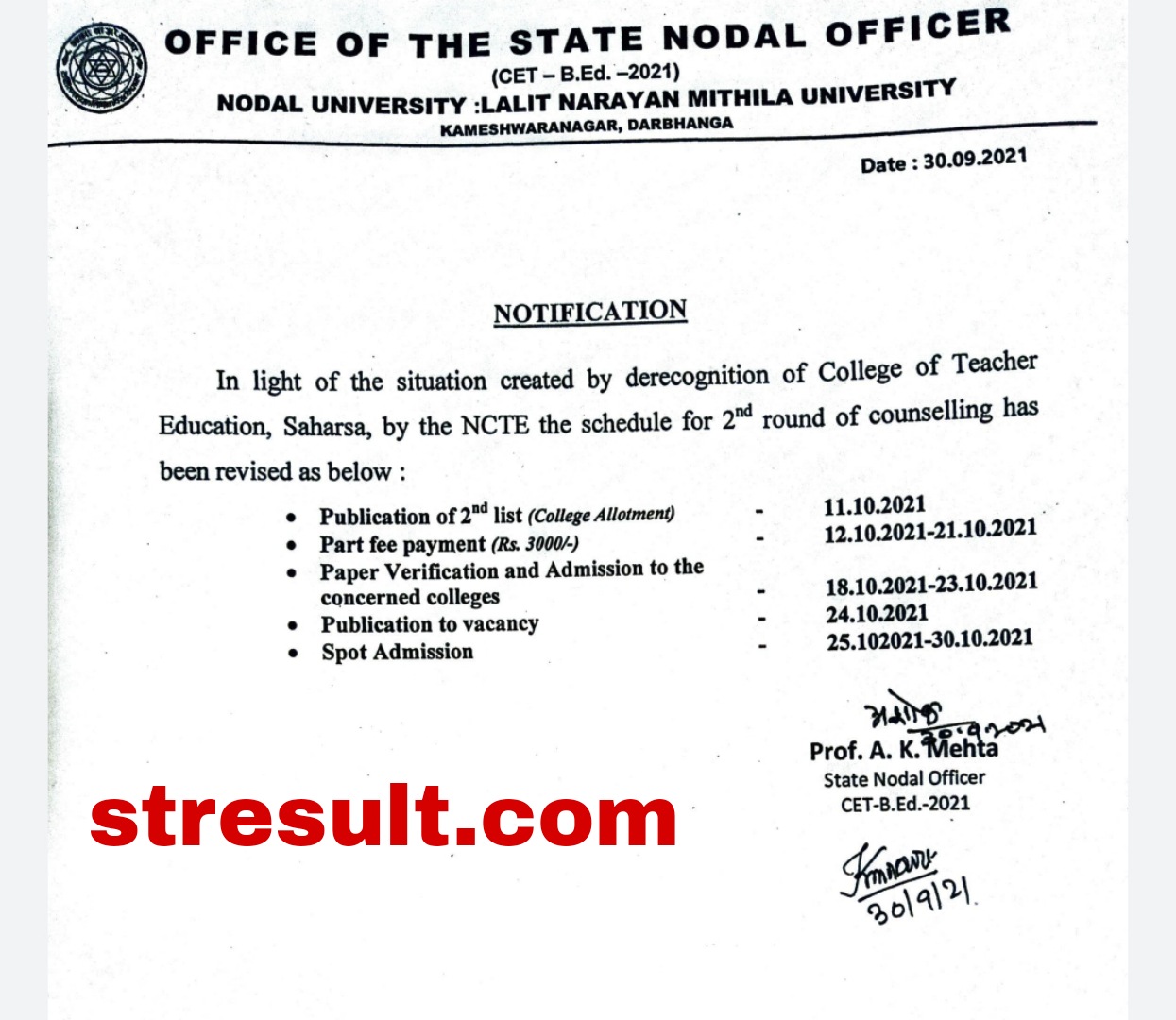 Bihar CET B.Ed Online Counselling 2021 Bihar B.ED CET Admission 2021